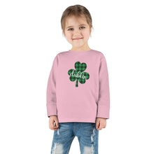 Load image into Gallery viewer, Dublin Shamrock Toddler Long Sleeve Tee