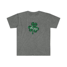 Load image into Gallery viewer, Depp Plaid Shamrock ADULT Super Soft T-Shirt