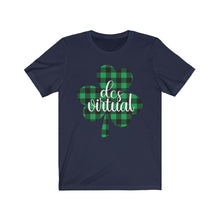 Load image into Gallery viewer, DCS Virtual Plaid Shamrock Jersey Short Sleeve Tee