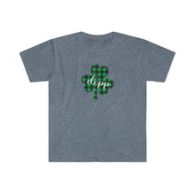 Load image into Gallery viewer, Depp Plaid Shamrock ADULT Super Soft T-Shirt