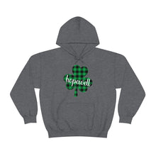 Load image into Gallery viewer, Hopewell Plaid Shamrock ADULT Super Soft Hoodie