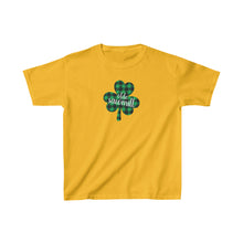 Load image into Gallery viewer, Olde Sawmill Plaid Shamrock YOUTH Tee