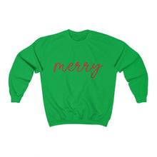 Load image into Gallery viewer, Merry Script Crewneck