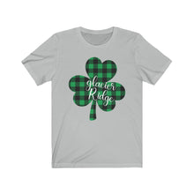 Load image into Gallery viewer, Glacier Ridge Plaid Shamrock ADULT Tee