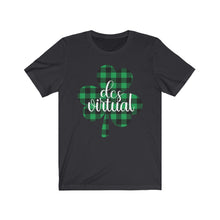 Load image into Gallery viewer, DCS Virtual Plaid Shamrock Jersey Short Sleeve Tee