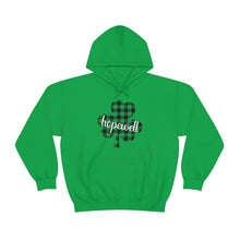 Load image into Gallery viewer, Hopewell Plaid Shamrock ADULT Super Soft Hoodie