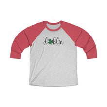 Load image into Gallery viewer, Dublin Script ADULT Baseball Tee