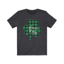 Load image into Gallery viewer, Glacier Ridge Plaid Shamrock ADULT Tee