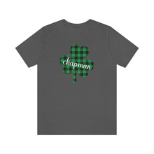 Load image into Gallery viewer, Chapman Plaid Shamrock Adult Tee