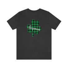 Load image into Gallery viewer, Chapman Plaid Shamrock Adult Tee