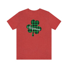 Load image into Gallery viewer, Chapman Plaid Shamrock Adult Tee