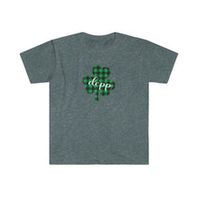 Load image into Gallery viewer, Depp Plaid Shamrock ADULT Super Soft T-Shirt