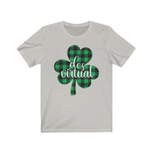 Load image into Gallery viewer, DCS Virtual Plaid Shamrock Jersey Short Sleeve Tee