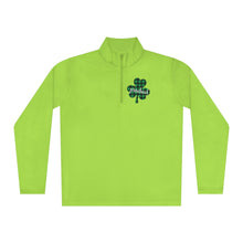 Load image into Gallery viewer, Preschool Plaid Shamrock ADULT Unisex Quarter-Zip Pullover