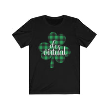 Load image into Gallery viewer, DCS Virtual Plaid Shamrock Jersey Short Sleeve Tee
