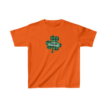 Load image into Gallery viewer, Olde Sawmill Plaid Shamrock YOUTH Tee