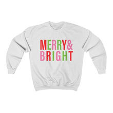 Load image into Gallery viewer, Merry & Bright Crewneck