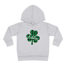 Load image into Gallery viewer, Dublin Shamrock Toddler Pullover Fleece Hoodie
