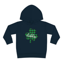 Load image into Gallery viewer, Dublin Shamrock Toddler Pullover Fleece Hoodie