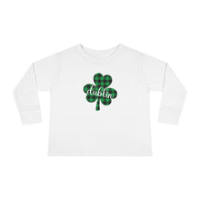 Load image into Gallery viewer, Dublin Shamrock Toddler Long Sleeve Tee
