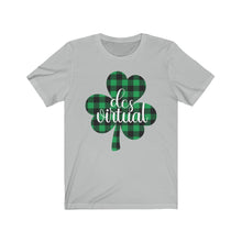 Load image into Gallery viewer, DCS Virtual Plaid Shamrock Jersey Short Sleeve Tee