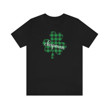 Load image into Gallery viewer, Chapman Plaid Shamrock Adult Tee