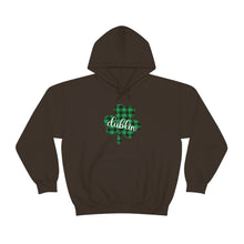 Load image into Gallery viewer, Dublin Plaid Shamrock ADULT Hooded Sweatshirt
