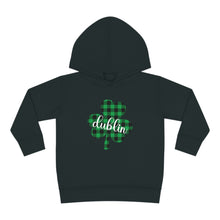 Load image into Gallery viewer, Dublin Shamrock Toddler Pullover Fleece Hoodie