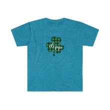 Load image into Gallery viewer, Depp Plaid Shamrock ADULT Super Soft T-Shirt