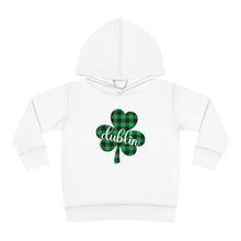 Load image into Gallery viewer, Dublin Shamrock Toddler Pullover Fleece Hoodie