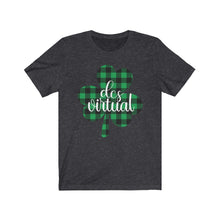 Load image into Gallery viewer, DCS Virtual Plaid Shamrock Jersey Short Sleeve Tee