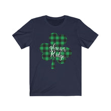 Load image into Gallery viewer, Glacier Ridge Plaid Shamrock ADULT Tee
