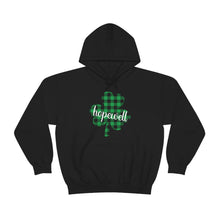 Load image into Gallery viewer, Hopewell Plaid Shamrock ADULT Super Soft Hoodie