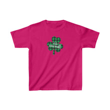 Load image into Gallery viewer, Olde Sawmill Plaid Shamrock YOUTH Tee