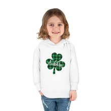 Load image into Gallery viewer, Dublin Shamrock Toddler Pullover Fleece Hoodie
