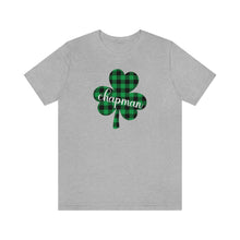 Load image into Gallery viewer, Chapman Plaid Shamrock Adult Tee