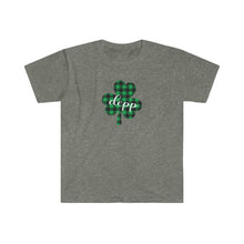 Load image into Gallery viewer, Depp Plaid Shamrock ADULT Super Soft T-Shirt