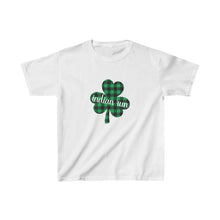 Load image into Gallery viewer, Indian Run Plaid Shamrock YOUTH Tee