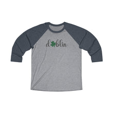 Load image into Gallery viewer, Dublin Script ADULT Baseball Tee