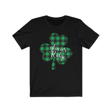 Load image into Gallery viewer, Glacier Ridge Plaid Shamrock ADULT Tee