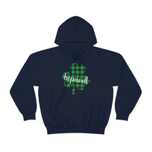 Load image into Gallery viewer, Hopewell Plaid Shamrock ADULT Super Soft Hoodie
