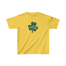 Load image into Gallery viewer, Olde Sawmill Plaid Shamrock YOUTH Tee