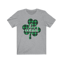 Load image into Gallery viewer, DCS Virtual Plaid Shamrock Jersey Short Sleeve Tee