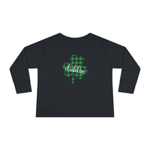 Load image into Gallery viewer, Dublin Shamrock Toddler Long Sleeve Tee
