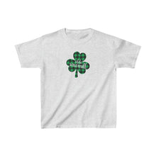 Load image into Gallery viewer, Olde Sawmill Plaid Shamrock YOUTH Tee