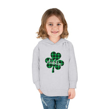 Load image into Gallery viewer, Dublin Shamrock Toddler Pullover Fleece Hoodie