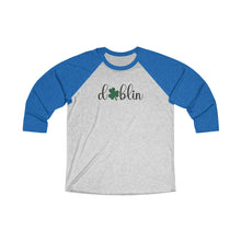 Load image into Gallery viewer, Dublin Script ADULT Baseball Tee
