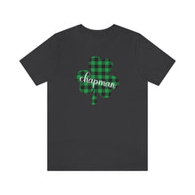 Load image into Gallery viewer, Chapman Plaid Shamrock Adult Tee