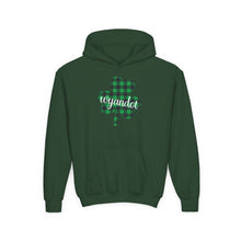 Load image into Gallery viewer, Wyandot Shamrock Soft Hooded Sweatshirt for Youth
