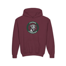 Load image into Gallery viewer, Chapman Round Logo Youth Hoodie
